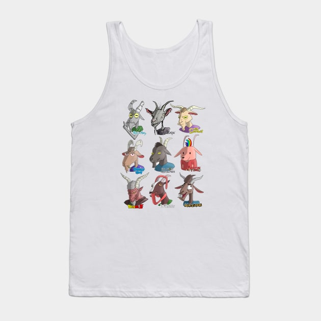 Goat Tank Top by DinoTomic